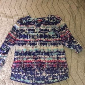 Belle Gray patterned and fun top